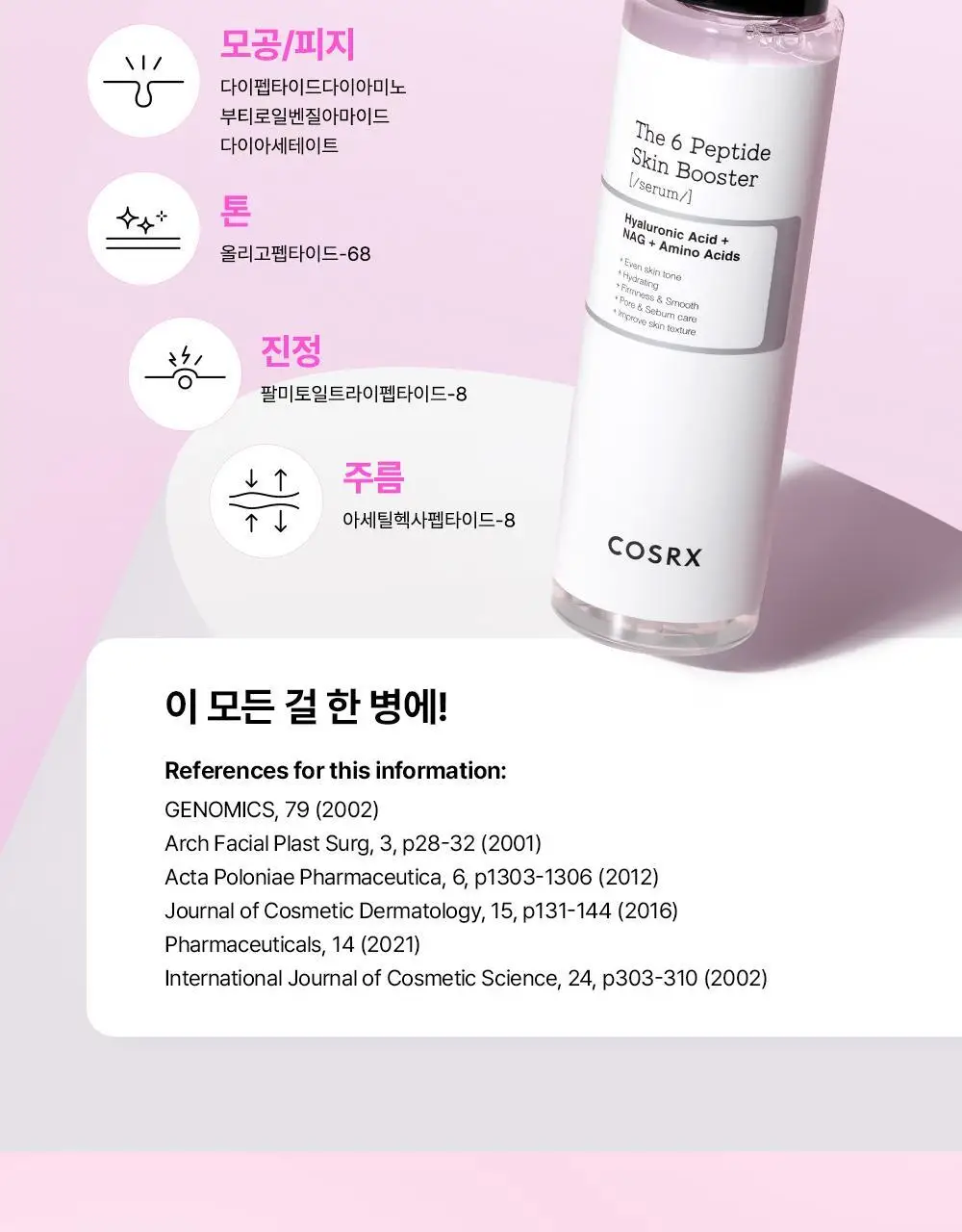[속보습]코스알엑스 더 6 펩타이드 스킨 부스터 세럼 더블기획 상세페이지 18